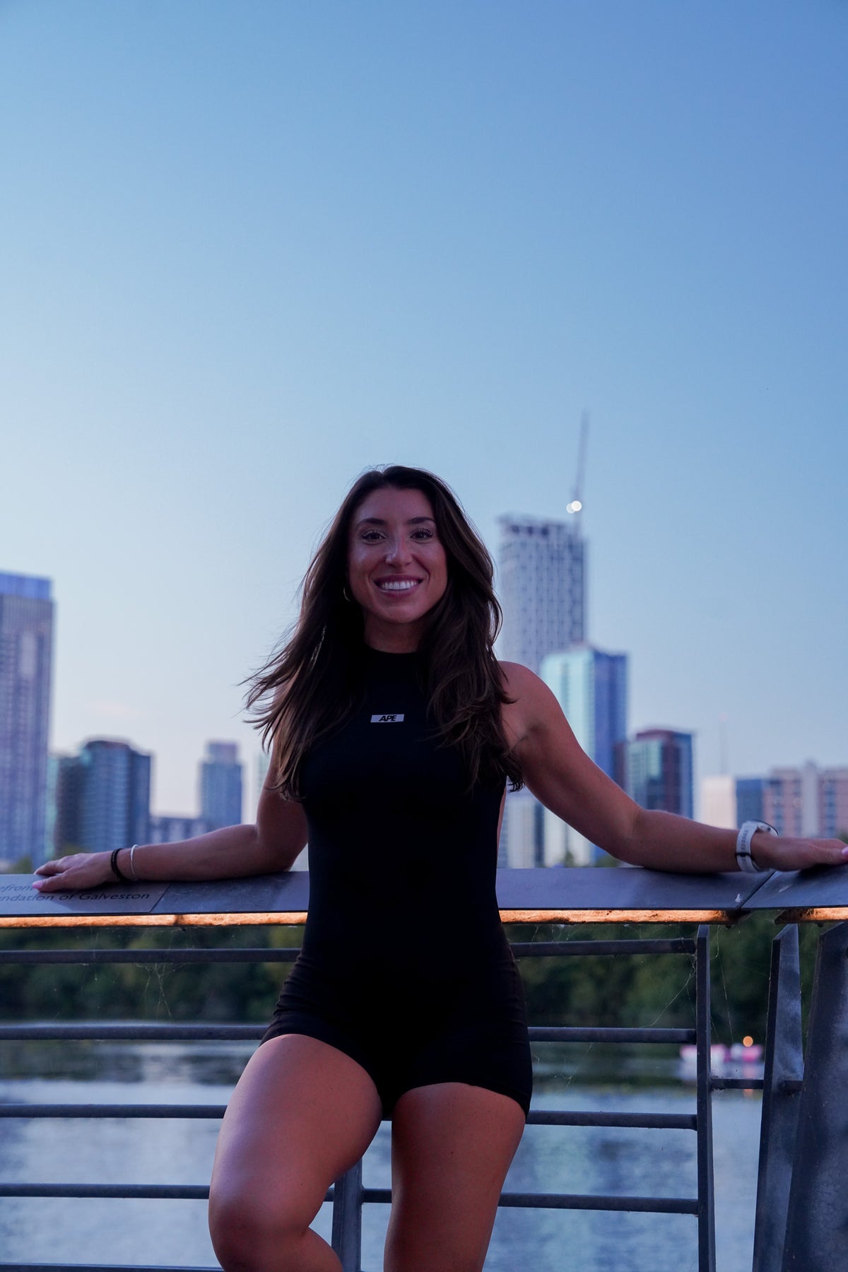 The Super Suit in black, lifestyle